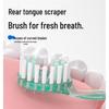 AIRKISS Disposable Mint Bead Toothbrushes - 3 Pack