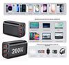 200W GaN Multi-Port PD Charger - Universal High-Power Charging for Phone & Tablet, Travel-Friendly