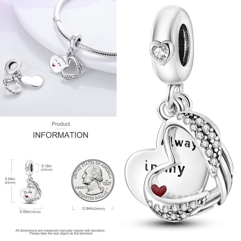 Elk Dinosaur Luminous Firefly Dangle Charm Flower Beads Sale Copper Fit Bangle Bracelet Diy Jewelry Charms