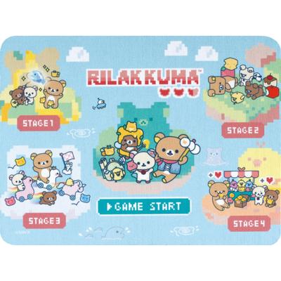 San-X Rilakkuma "Gaming Rilakkuma" Mouse Pad FT74301 H150xW200mm - Cute Desk Decor for Gamers