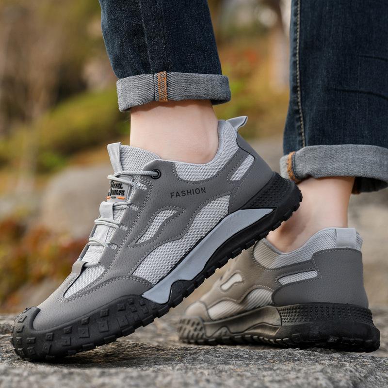 Men's shoes Outdoor walking shoes Breathable and wear-resistant labor insurance shoes Work shoes Lightweight sports shoes Casual shoes