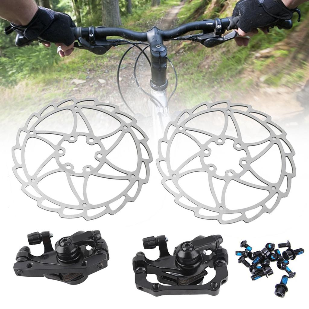 Mountain Bike Stainless Steel Disc Brake Caliper Set     Accessory