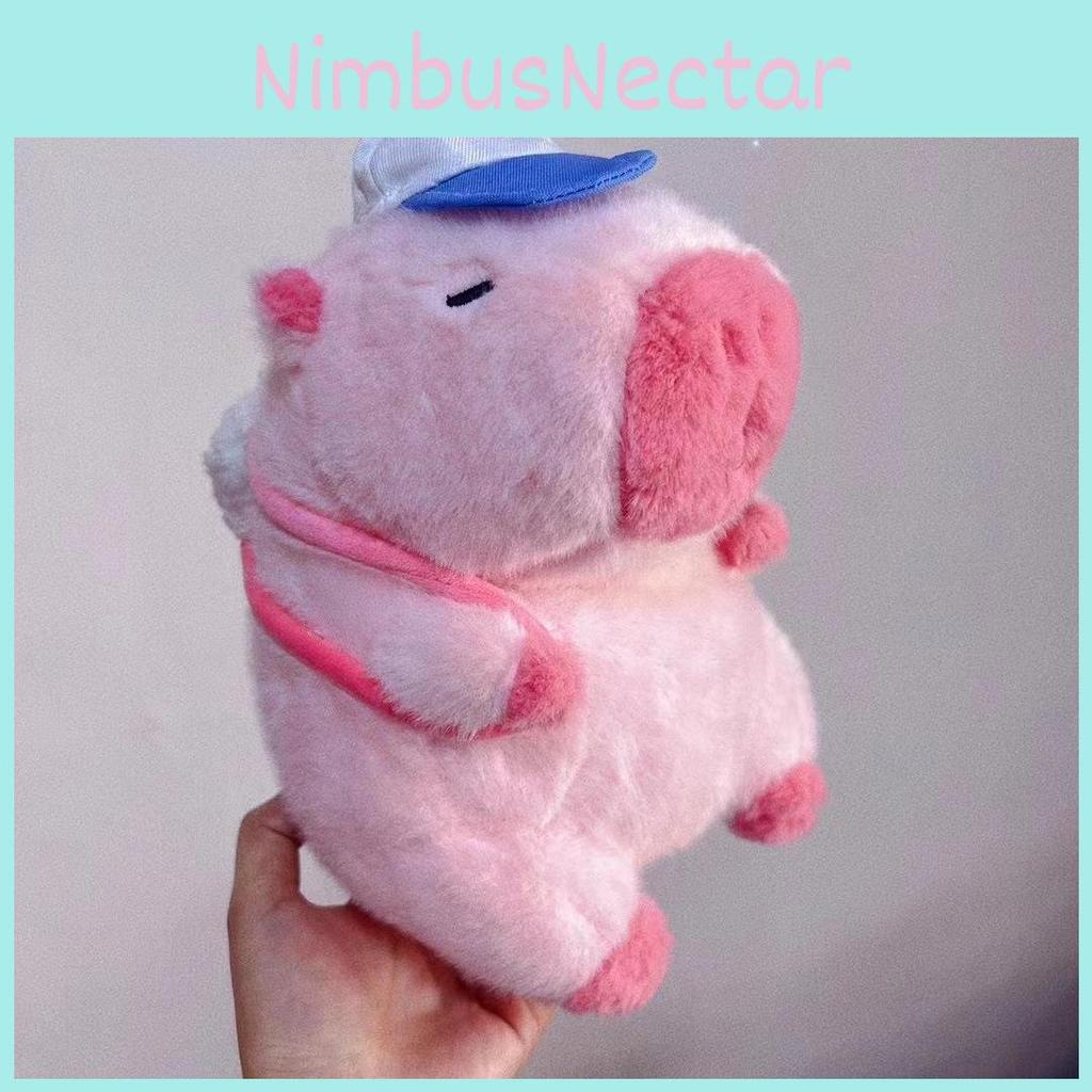 Pink Capybara Animal Sports Dress Up Plush Doll Kids Birthday Gift Decor Home