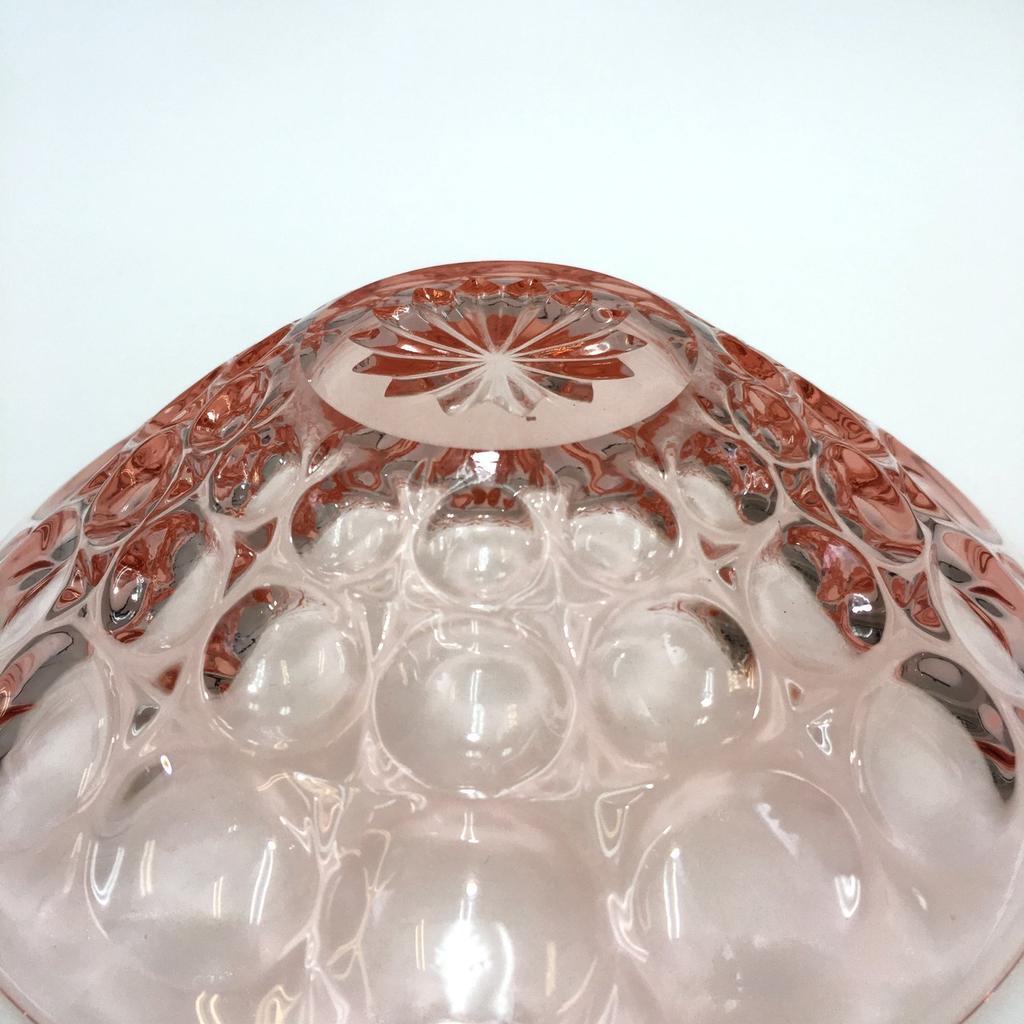 ADERIA Medium Bowl Coral Pink Maximum 15 X Height Suigetsu Dessert Bowl Set of 3 Made In Japan 4.5cm F-70384