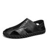 Leather Sandals Men'S Outdoor Leisure Year Men'S Slippers Sandals Dual-Purpose Hole Shoes Men'S Driving Slippers