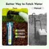 Pompa Sommergibile per Pozzo 0,5HP Motore DC 0,37KW Prevalenza Massima 213ft Portata 70ft³/h per Irrigazione Domestica Approvvigionamento Idrico Acciaio Inossidabile