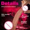 Thrust Realistic Dildo Vibrator 9 Telescopic 10 Vibration Modes Heating Remote Control Adult Sex Toy G-spot Vibration Stimulation With Suction Cup