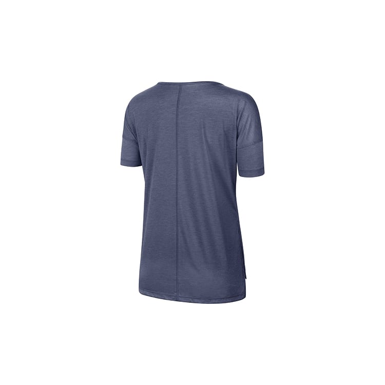 Nike T Shirts Women's Blue Crew Neck Moderate Other CJ9327-491