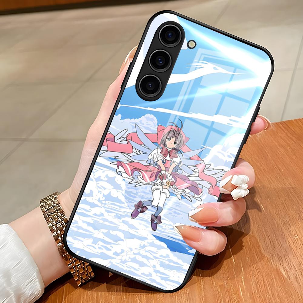 Cardcaptor Sakura Phone Case For Samsung S26 S25 Edge Ultra S23 S22 S21 S20 Ultra Plus S24 Fe A54 A53 A25 Glass Cover