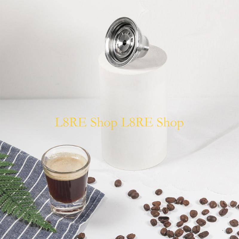 L8RE Stainless Steel Transform Espresso Coffee Tool Capsules Adapter Holder Filter for Espresso Vertuoline GCA1 Machine