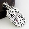 goodvibrations Rasta Ethiopian Lion Pendant Top in 925 Sterling Silver