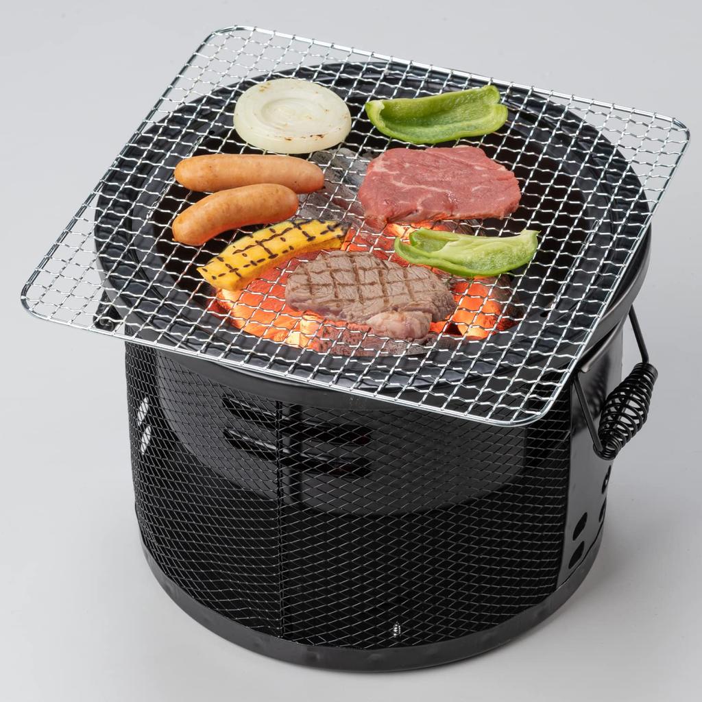 BUNDOK Mesh Cicilline Black Outdoor BD-373BK [For 1-2 People] Water-cooled