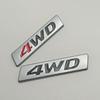 3D Metal Logo 4WD Emblem Car Fender Size Badge Car Trunk Decals 4WD Sticker Accessories car sticker emblem