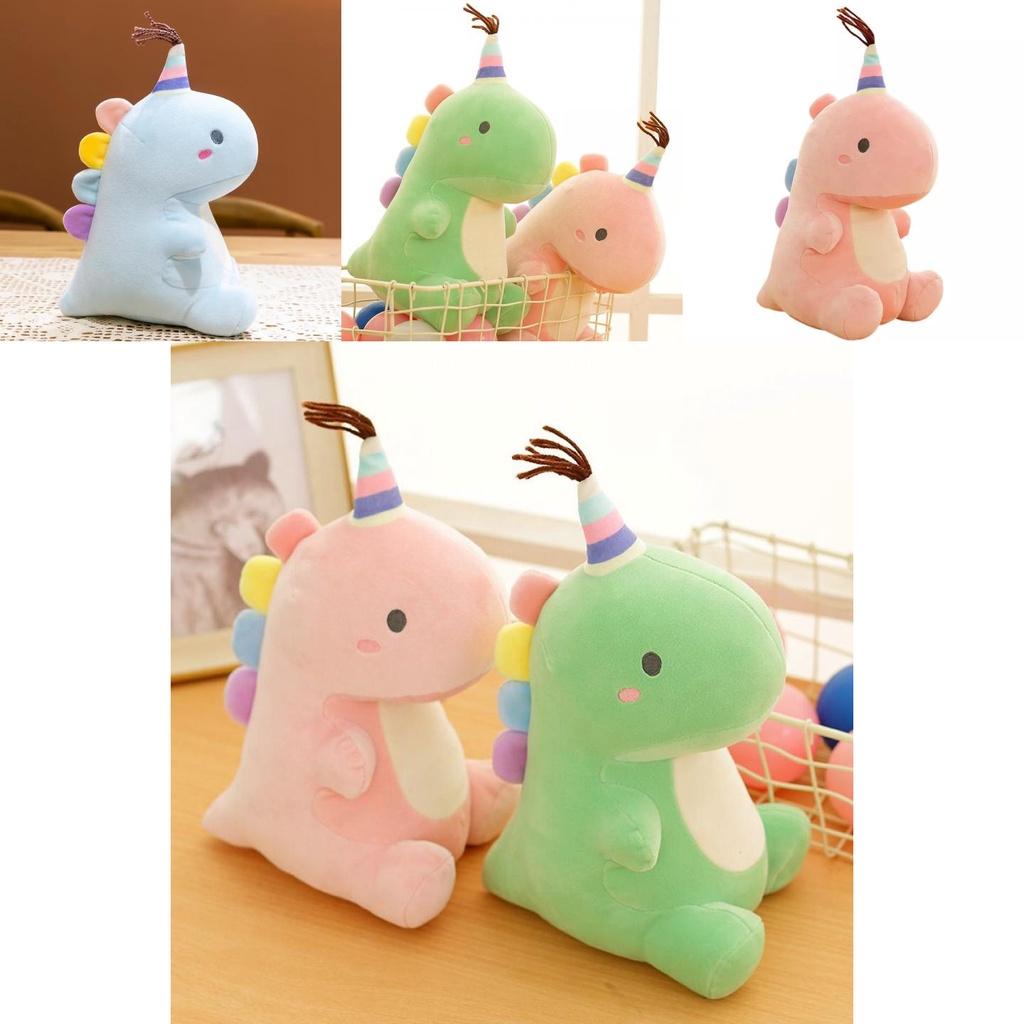 Adorable Cute Dinosaur Plush Toy Soft Pillow Ideal Stuffed Animal For Kids Fun
