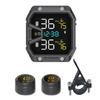 Wiederaufladbares Motorrad-Reifendruckkontrollsystem Digitalanzeige Wasserdichtes Motorrad-TPMS Reifendrucküberwachungssystem