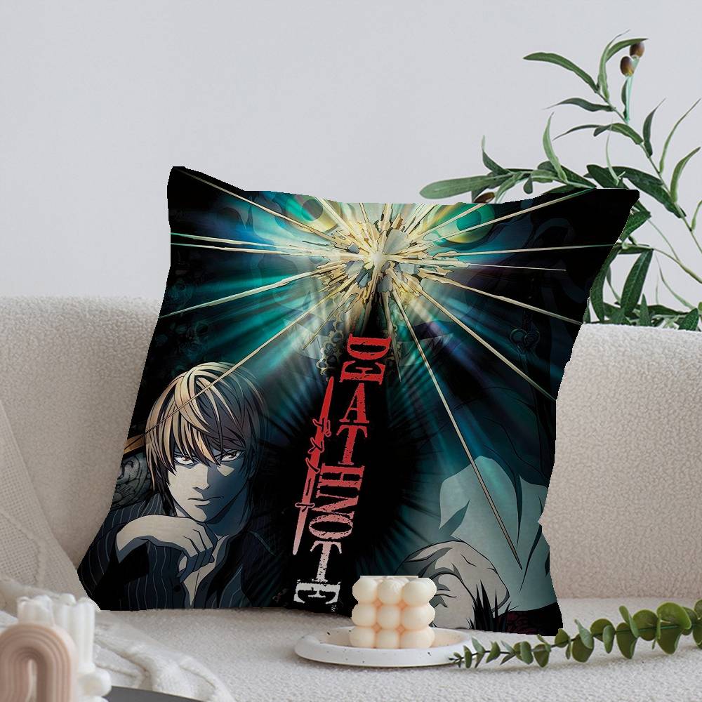 Anime Death Note Stitch Lucky Dragon Pillow Cover Sofa Cushion Cover Home Room Decoration Children Gift