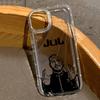 JuL C'est Pas Des Lol Rappers Phone Case for iPhone 17 16e 16 15 14 13 12 11 Pro Max 7 8 Plus X XR Airbag Anti Fall Clear Cover