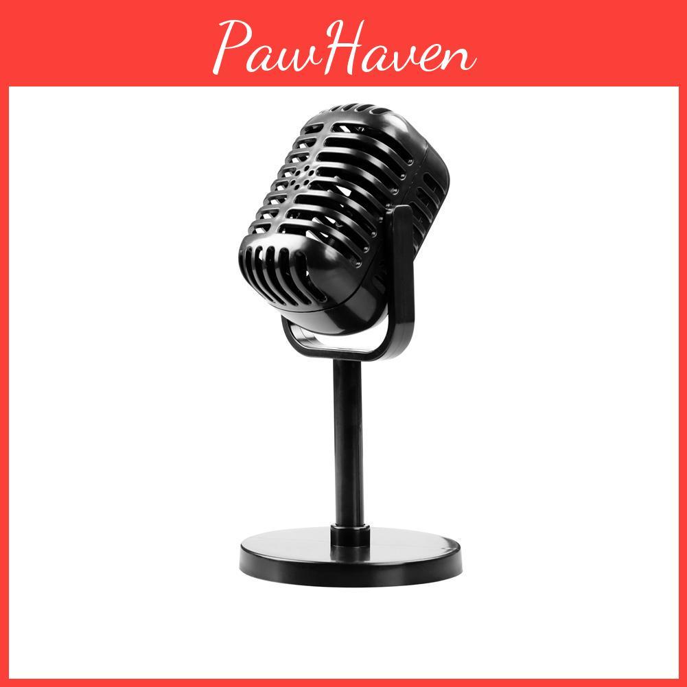 Simulation Mic Props Vintage Classic Vocal Style Microphone Staged Photography Accessory