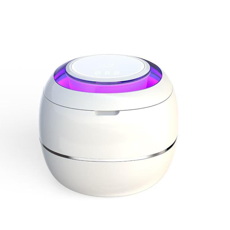 Ultrasonic Multi-functional Denture & Jewelry Cleaner with Purple Light, 180ml Capacity