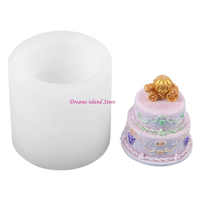 Silicone Fondant Mould Candy Mold Cake Shaped DIY Reusable Moulds Baking Tools HX6C