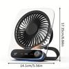 High Speed Mini Cooling Fan Portable Desk Fan Multi-Function Handheld/Desktop/Wall-Mounted for Kitchen Office Bedroom
