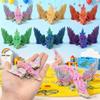 Colorful 3D Printed Dragon Egg Crystal Ornament Set - Creative and Trendy Toy and Gift.