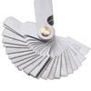 52pcs Stainless Steel Thread Gauge Metric and Imperial 55 60 Degree SAE Precision Gear Tooth Screw Thread Pitch Gauge Size Tool