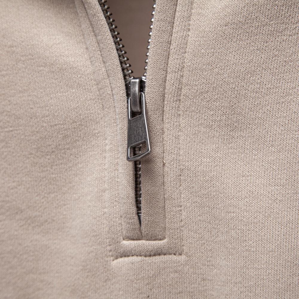 Gant 2026 Neuer Herren Kapuzenpullover mit Stehkragen und halbem Reißverschluss Herren Freizeit Herbst Raglanärmel Kapuzenpullover