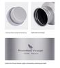 Ultra-Light Pure Titanium Water Bottle - Large Capacity, Wide Mouth, with Handle for Camping & Sports