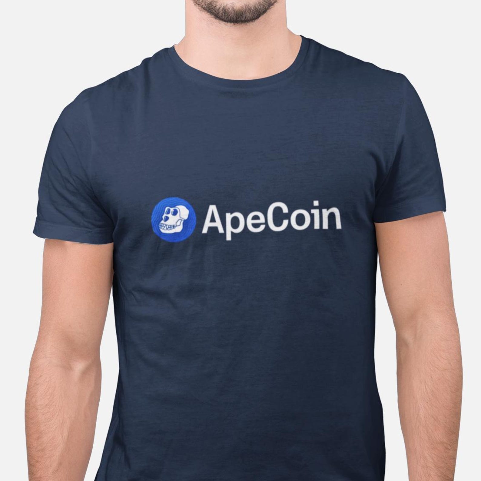 ApeCoin Crypto T-Shirt - Unisex Cotton Blockchain Tee M