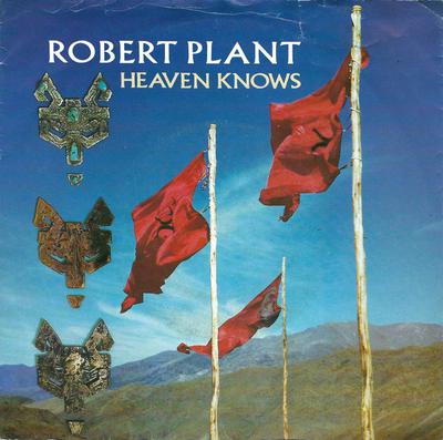 7inch Record ROBERT PLANT - Heaven Knows A9373 Es Paranza Reco 1988 UK Rock Used