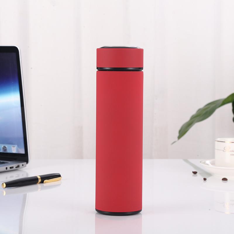 Intelligent Temperature Display Thermos Cup 304 Stainless Steel Car Portable Straight Body Cup Office Business Water Cup Gift Cup