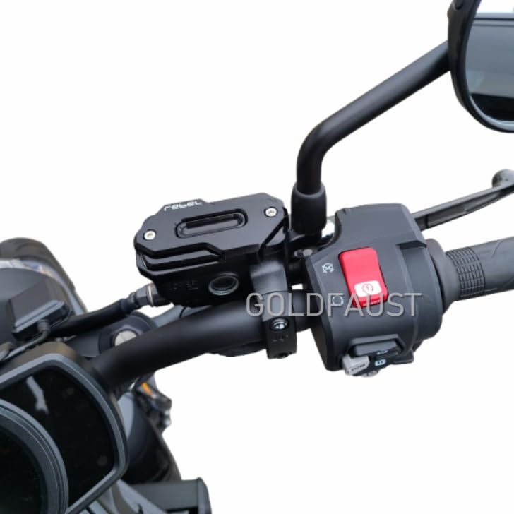 REBLE/REBLE Master Cylinder Cap, Cap, Total Displacement, 250cc, 500cc, 1100cc Parts, Custom Parts, REBEL/REBEL Rebel/rebel (Red)