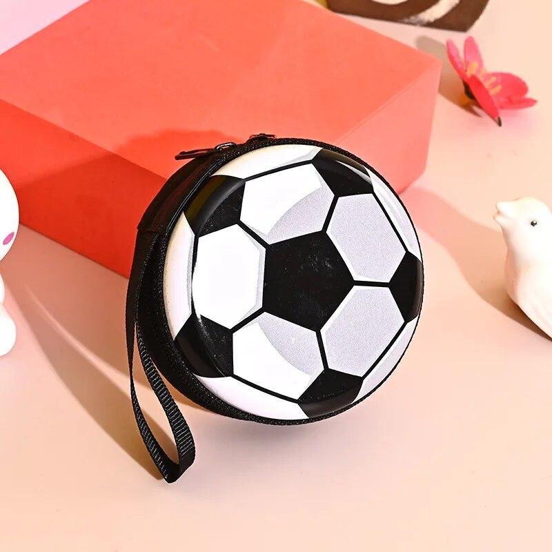 Creative Ball Pattern Coin Purse for Kid Boys Girls Small Gift Fashion Change Purses Mini Wallets Zipper Storage Box