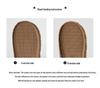 Women's Plush Cotton Non-Slip Indoor Slippers - Warm, Thick Fleece, Closed-Heel for Autumn & Winter, Men's Sizes Available.