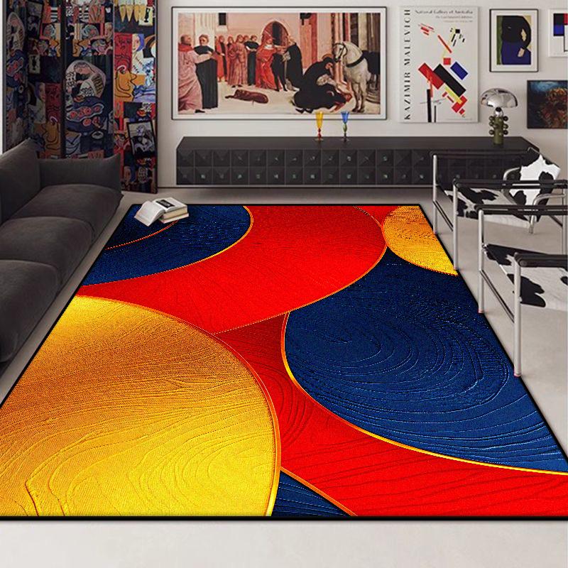 INS Nordic Geometric Large Carpets for Living Room Home Abstract Decoration Lounge Rugs Sofa Area Cloakroom Anti-skid Floor Mats