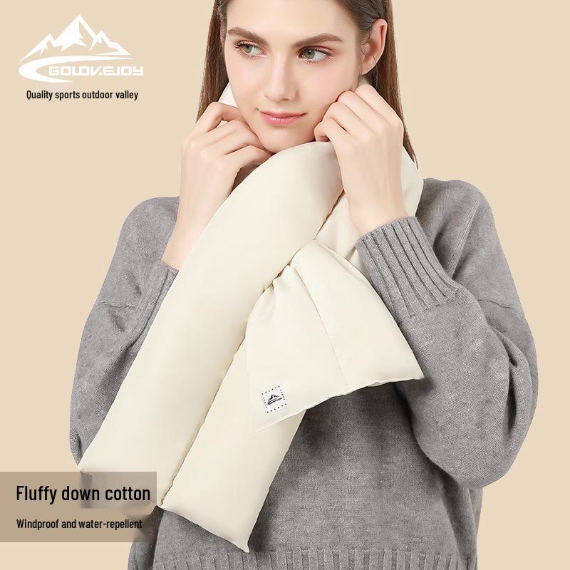 

Women s Winter Lightweight Windproof Down Scarf - 2022 Neck Protection for Outdoor Travel 100-135 CM рожевий
