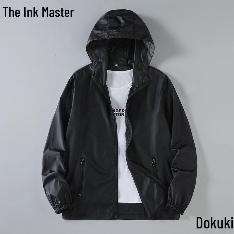 Men's Lightweight Quick-Dry Ice Silk Sun Protection Jacket - Loose, Casual Fit for Summer