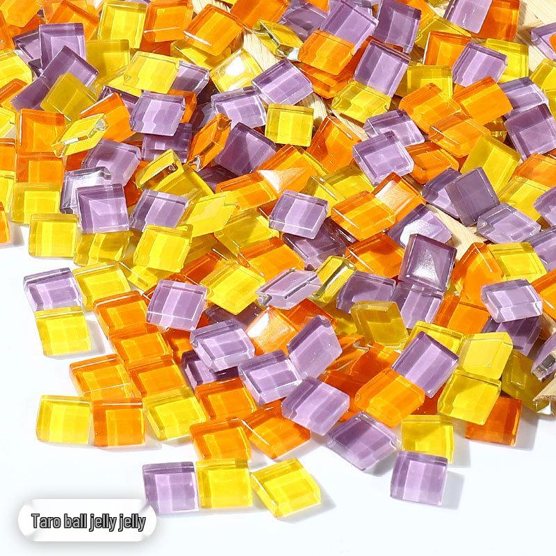 Bright Colored Crystal Glass Mosaic DIY Decorative Sticker
