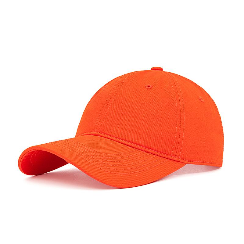 Outdoor Cotton Baseball Cap Men's Spring Summer Soft Top Big Head Cap Women Sunshade Cap