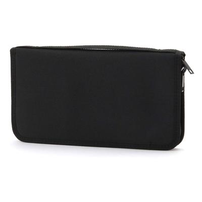 MUJI Polyester Passport Case with Clear X 13 X Product 38743668 Pocket, Black, Approx. 23.5 2.5 Cm, Number