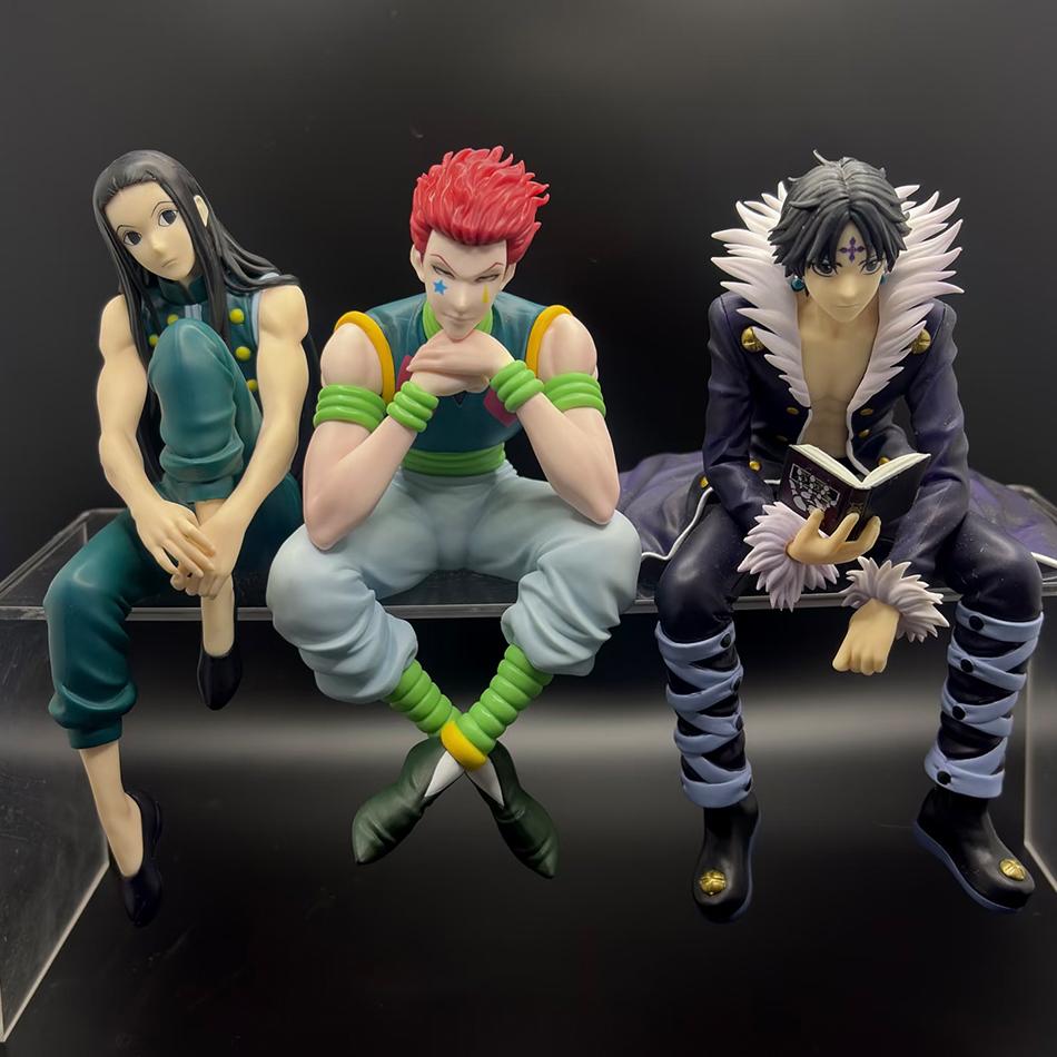 Anime Hunter x Hunter Figures Sitting Posture Xiaojie PVC Model Desktop Collection Ornaments Kids Gift