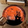 1pc Halloween Castle Round Chair mat Area Rug - Non-Slip, Floor Mat for Office, Bedroom, and Indoor Decor c1125489