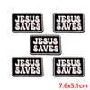 5pcs Wholesale Cartoon Jesus Embroidered For Clothes Iron On Patches For Clothing Hats Backpack Jackets Sew Embroidery Badges 