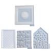 Epoxy Candlestick Silicone Mold Candle Base Mould Heart House Candle Stand Molds Ornaments Home Decorations Mould