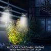 Sensor Solar Garden Lights Clip-on Multi Functional Outdoor Yard Lawn Lighting for Patio Home Garden Illumination and Decoration