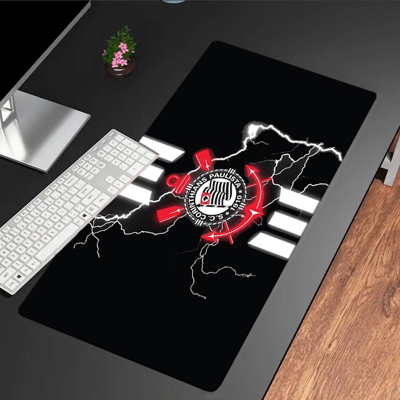 Sport Club Corinthians Paulista3 mouse pad, rubber base, esports desk mat, mouse pad for gamers and office use, gaming desk , easy to clean mat