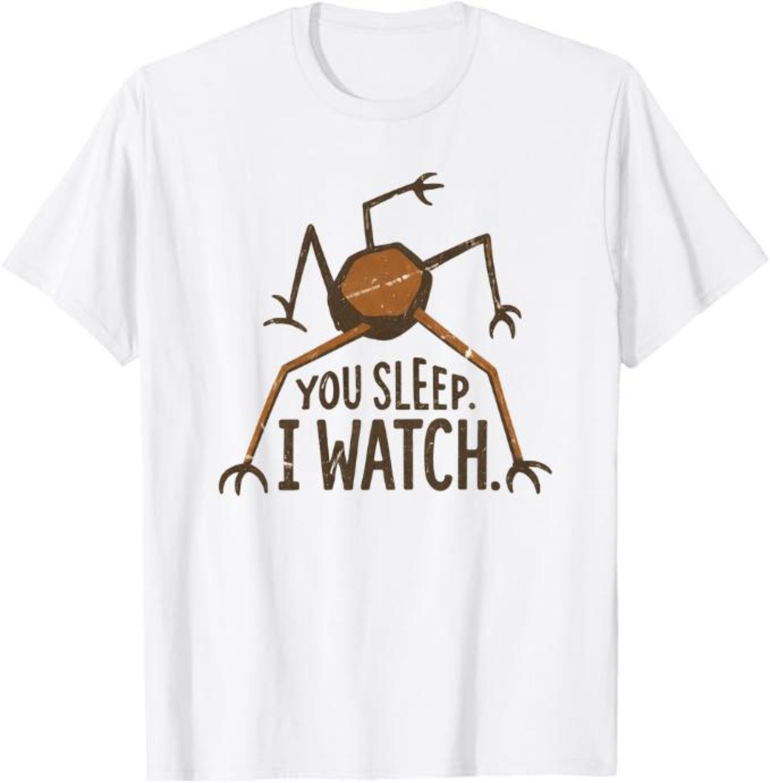 You Sleep I Watch Shirt,Project Hail Mary, Funny Bug Shirt, Rocky, Creepy Cute Insect Tee, Introvert Humor Graphic Shirt M