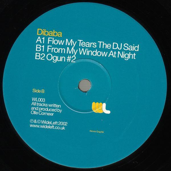 12inch Record DIBABA - Flow My Tears EP WL003 Wideleft 2002 UK Dance & Electronica Used