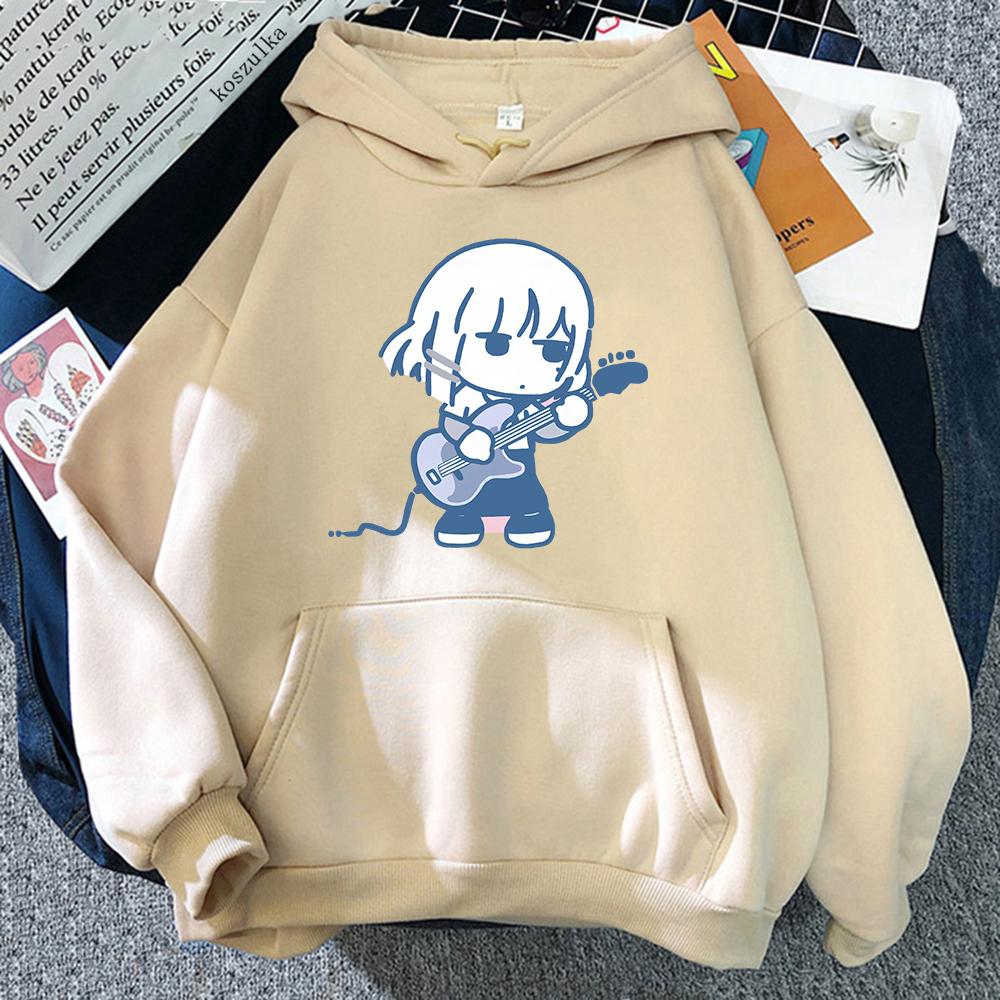 Bocchi The Rock Ryo Yamada Hoodie Women Aesthetic Anime Manga Hoodies Unisex Autumn Winter Cartoon Pullovers Sweatshirts Korea